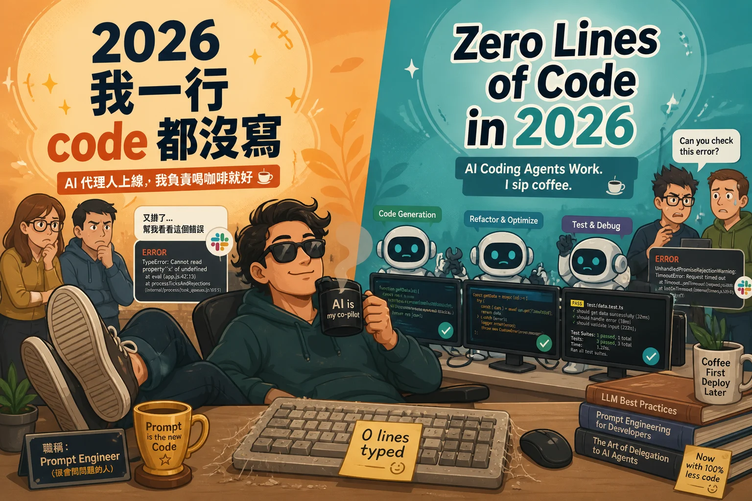 2026 我一行 code 都沒寫: Reddit 8 年資 SWE 靠 AI agent 一發入魂，效率變 1／10
